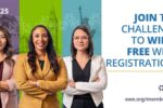 join-the-#oneswe challenge to-win-a-we25-registration!